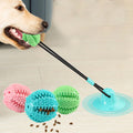 Palla dispenser con ventosa per cani