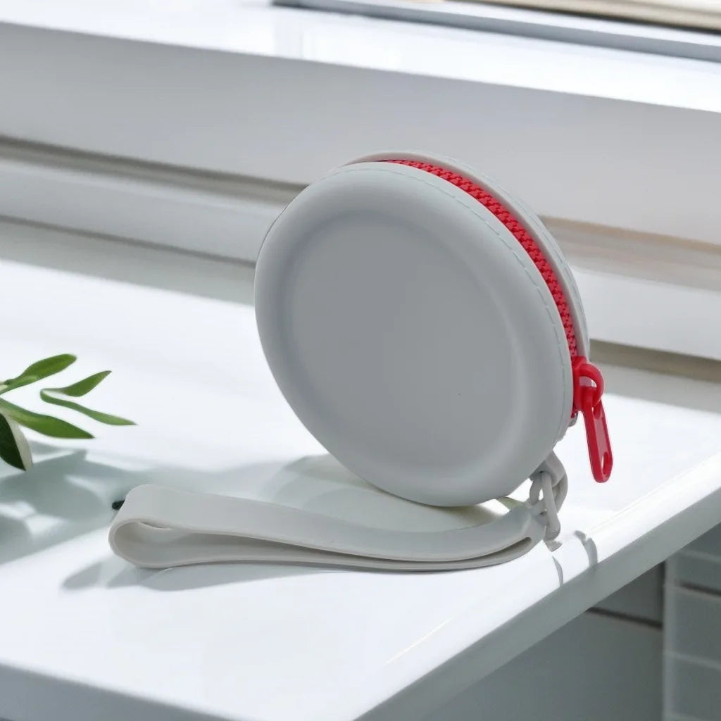 Porta-snack in silicone grigio