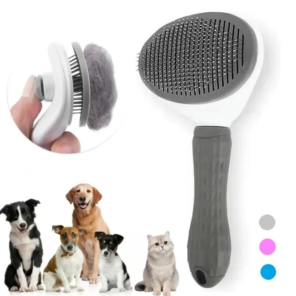 Spazzola autopulente per cani e gatti